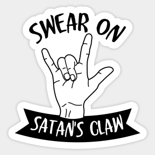 Satan's Claw Sticker